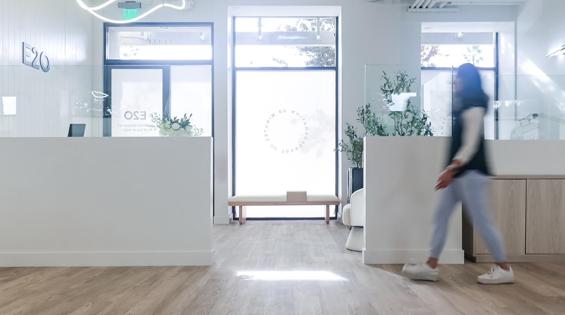 E20 flagship studio reception in Costa Mesa